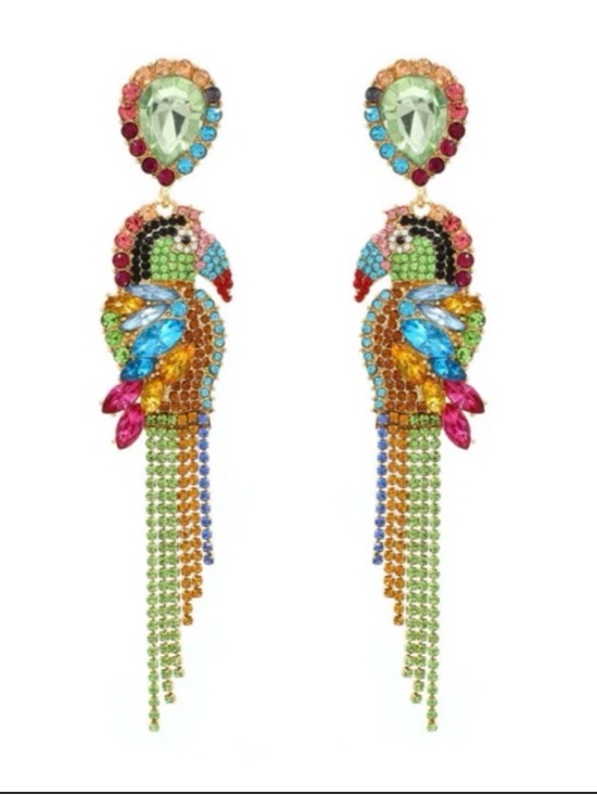 Natasha Jewelry - New Natasha PARROT JUNGLE earrings